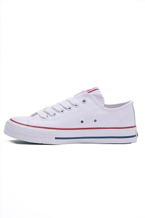 کفش اسنیکر سفید زنانه بند دار united colour of benetton - کد 822529022
