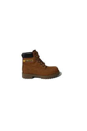 بوت / نیم بوت قهوه ای مردانه پاشنه تخت Bulldozer - کد 263082205