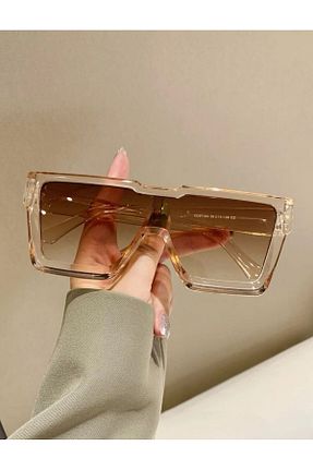 عینک آفتابی قهوه ای زنانه پلاریزه GLOVES GLASSES - کد 838285749
