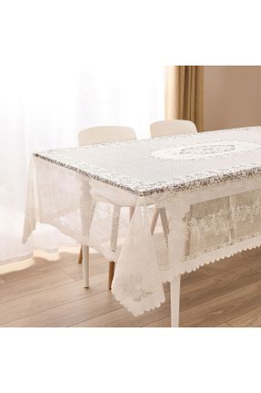 رومیزی بژ پلی استر Evidea - کد 839603284