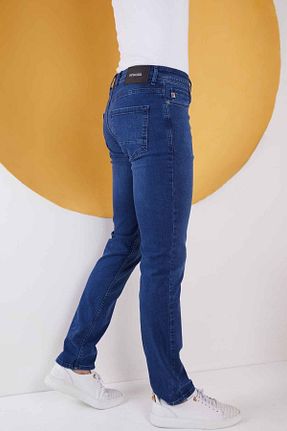 شلوار آبی مردانه لیکرا onemoda - کد 674917306