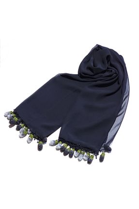 دستمال گردن مشکی زنانه Kimya Hatun Kadın Kooperatifi - کد 839637665