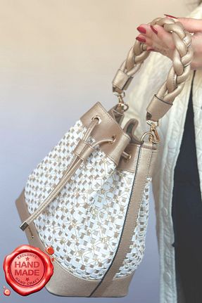 کیف دوشی بژ زنانه چرم مصنوعی GALB LEATHER - کد 820536647