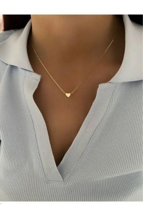 گردنبند جواهر طلائی زنانه کد 780595773