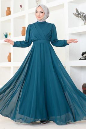 لباس مجلسی آبی زنانه کد 839634772