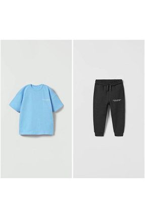 ست بالاتنه و پائین تنه رنگی بچه گانه بافتنی Kids - کد 839649485