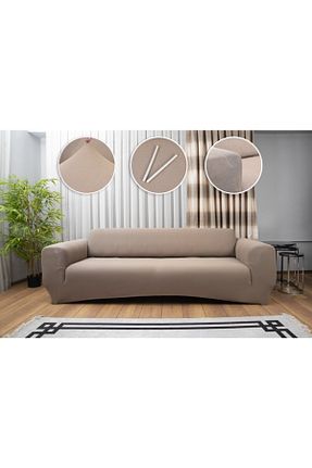 کاور مبل قهوه ای پنبه ای Haton Home - کد 263170132