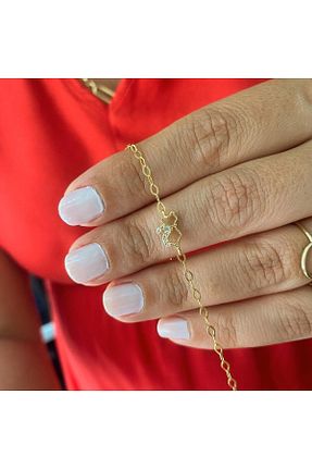 دستبند نقره زرد زنانه 925 عیار simurg jewellery - کد 833778111