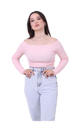 بلوز صورتی زنانه ساده RTD&VLD - کد 788334319
