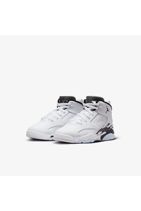 کفش بسکتبال سفید بچه گانه چرم اصل Nike - کد 803901385