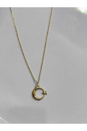 گردنبند استیل ( فولاد ) طلائی زنانه استیل (فولاد) COSİBELLA - کد 832629008