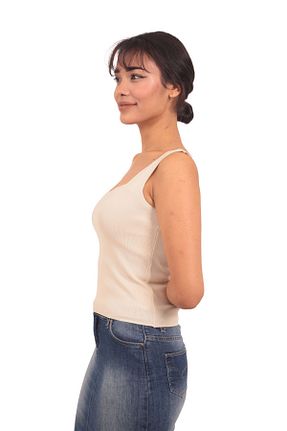 بلوز بژ زنانه ساده RTD&VLD - کد 795343856