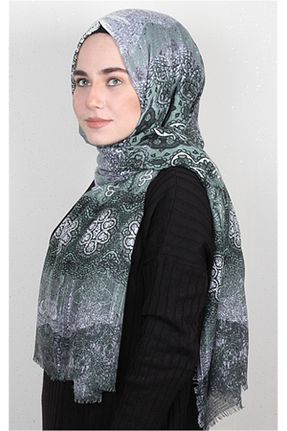 شال سبز زنانه پنبه ای Eşarppark - کد 792640759