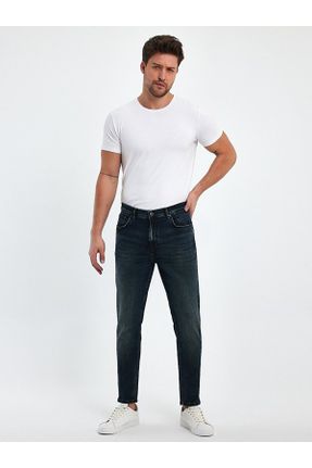 شلوار جین مردانه پاچه تنگ جین ساده استاندارد کد 793601619