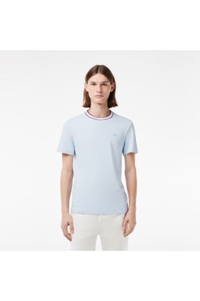 تی شرت آبی مردانه رگولار یقه گرد کد 827641712