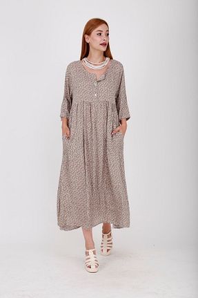 لباس بژ زنانه بافتنی Park Moda - کد 363615535