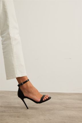 کفش پاشنه بلند کلاسیک مشکی زنانه چرم مصنوعی پاشنه بلند ( +10 cm) پاشنه ساده کد 175170752