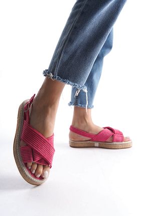 کفش کژوال صورتی زنانه پاشنه تخت TUUBA SHOES - کد 819209982