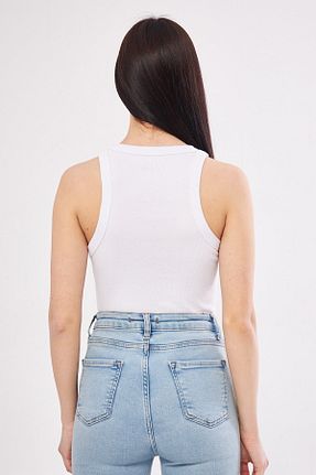 بادی سفید زنانه یقه هالتر CG Boutique - کد 839617167