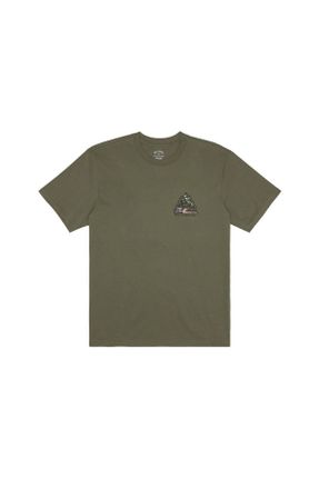 تی شرت خاکی مردانه رگولار تکی کد 831019487