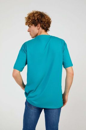 تی شرت آبی مردانه ریلکس کد 665142282