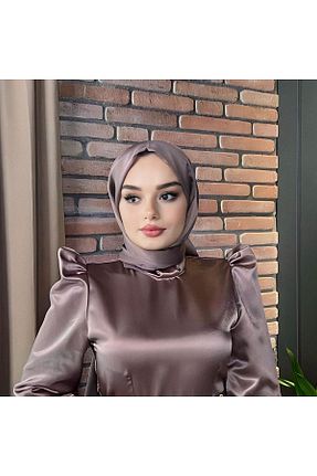 شال صورتی زنانه شیفون LEİLATELİER - کد 796592440