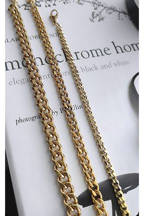 خلخال جواهر طلائی زنانه استیل (فولاد) Atölye Eliz - کد 354413264