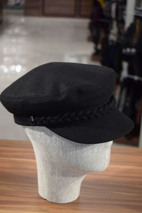 کلاه مشکی زنانه پشمی کد 162552224