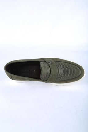 کفش کلاسیک خاکی مردانه چرم طبیعی پاشنه کوتاه ( 4 - 1 cm ) کد 649640797