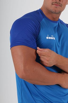 تیشرت اسپرت سرمه ای مردانه رگولار Diadora - کد 734378447