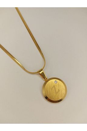 گردنبند استیل ( فولاد ) طلائی زنانه استیل (فولاد) Romea - کد 805282265
