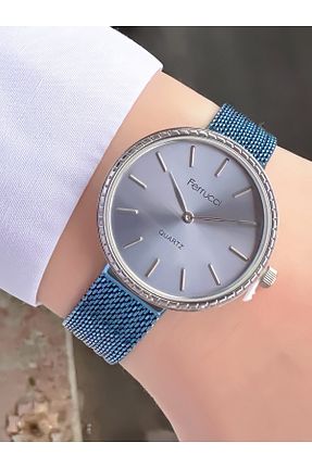 ساعت مچی آبی زنانه 31-35 میلی متر Ferrucci - کد 785169071