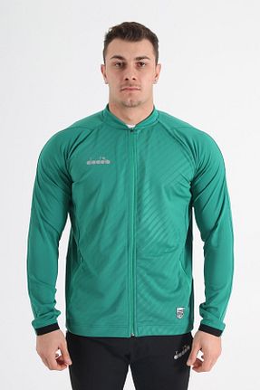 سوئیشرت اسپرت سبز مردانه رگولار Diadora - کد 658879935
