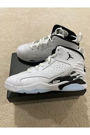 کفش بسکتبال سفید بچه گانه چرم اصل Nike - کد 803901385