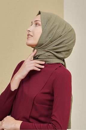 شال سبز زنانه پنبه ای Loryan - کد 797003883