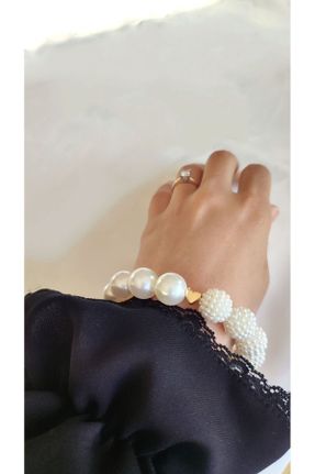دستبند جواهر سفید زنانه کد 837916901