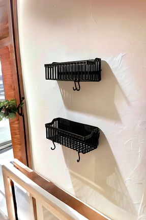 نظم دهنده حمام مشکی پلاستیک Akkoyunlu home - کد 824192610