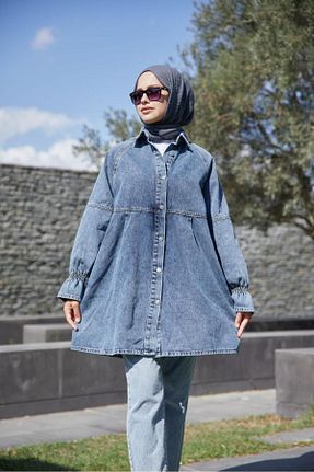 کت رنگی زنانه اورسایز ENZİM JEANS - کد 812887160