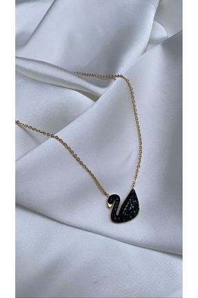 گردنبند استیل ( فولاد ) مشکی زنانه استیل (فولاد) Accessories - کد 764355884