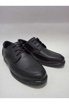 کفش کژوال مشکی مردانه چرم مصنوعی پاشنه کوتاه ( 4 - 1 cm ) پاشنه ساده کد 823945017