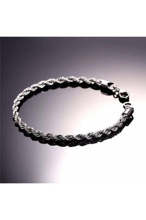 دستبند استیل (فولاد) سفید مردانه استیل ضد زنگ dergavud - کد 442752809