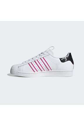 کفش اسنیکر سفید زنانه بند دار adidas - کد 51086182