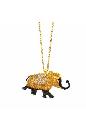 گردنبند نقره زرد زنانه 925 عیار CNG JEWELS - کد 44429688