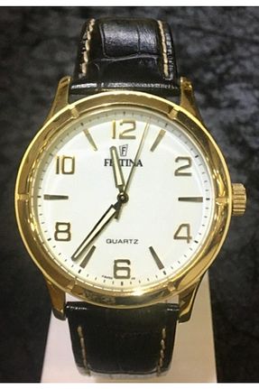 ساعت مچی طلائی مردانه 40 میلی متر FESTİNA - کد 51402729