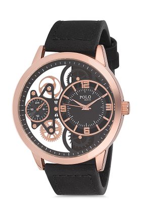 ساعت مچی مشکی مردانه 42 میلی متر POLO Rucci - کد 98375945