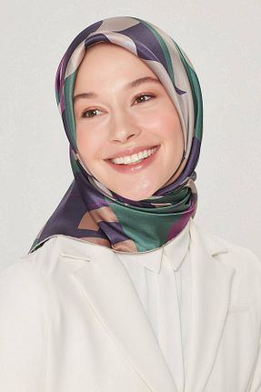 روسری قهوه ای İpek Tivil Armine - کد 208499552