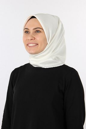روسری سفید İpek Tivil Aker - کد 121734557