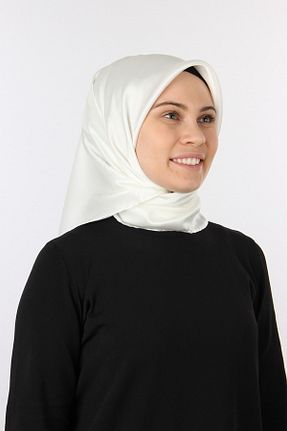 روسری سفید İpek Tivil Aker - کد 121734557