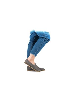کفش کژوال طوسی زنانه نبوک Aintap - کد 50308949