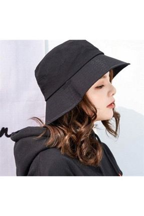 کلاه مشکی زنانه پلی استر LapisButik - کد 40923866